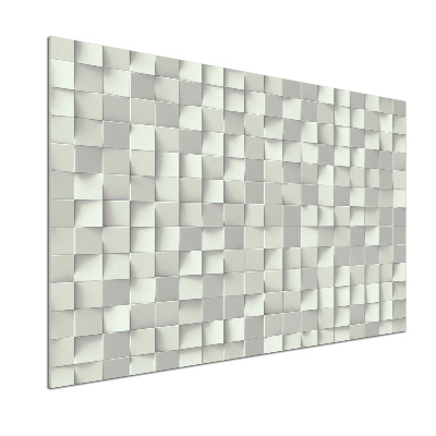 Rivestimento parete cucina con motivo geometrico