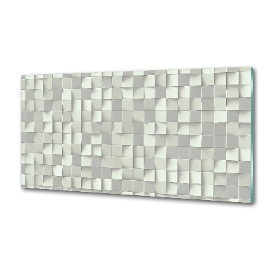 Rivestimento parete cucina con motivo geometrico