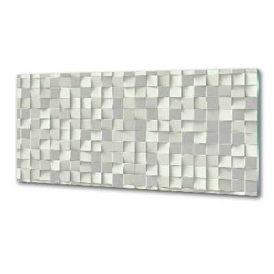 Rivestimento parete cucina con motivo geometrico