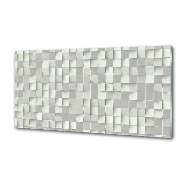 Rivestimento parete cucina con motivo geometrico