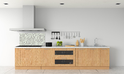 Rivestimento parete cucina con motivo geometrico