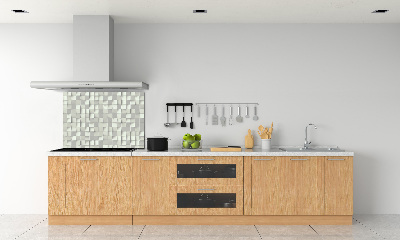 Rivestimento parete cucina con motivo geometrico