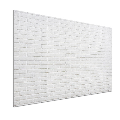 Pannello retrocucina con stampa a motivo muro di mattoni