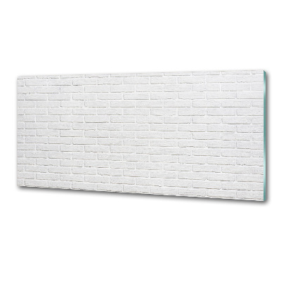 Pannello retrocucina con stampa a motivo muro di mattoni