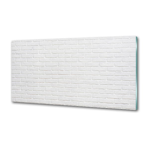 Pannello retrocucina con stampa a motivo muro di mattoni