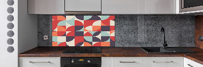 Pannello paraschizzi cucina con motivo a sfondo astratto