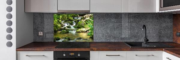Rivestimento parete cucina con finitura Cascata