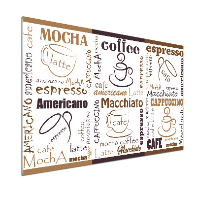 Pannello paraschizzi cucina con motivo 