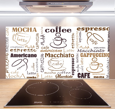 Pannello paraschizzi cucina con motivo 