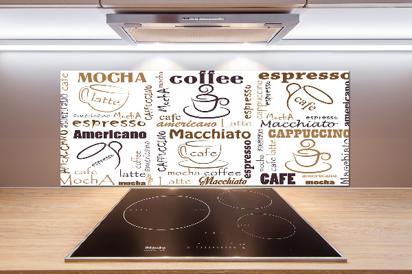 Pannello paraschizzi cucina con motivo 