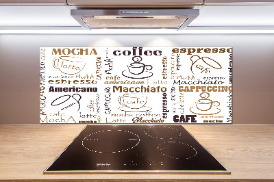 Pannello paraschizzi cucina con motivo 