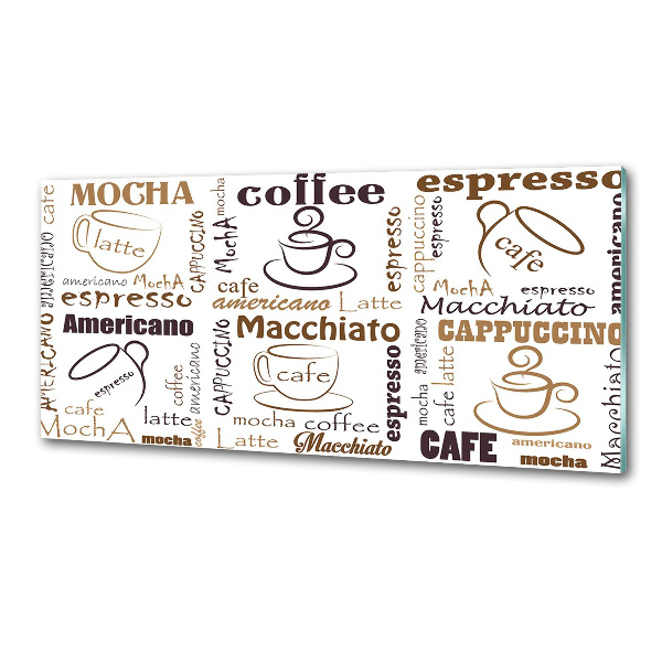 Pannello paraschizzi cucina con motivo 