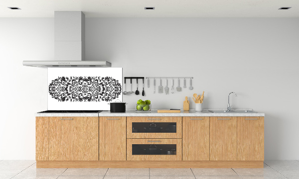 Rivestimento parete cucina con motivo Fiori popolari