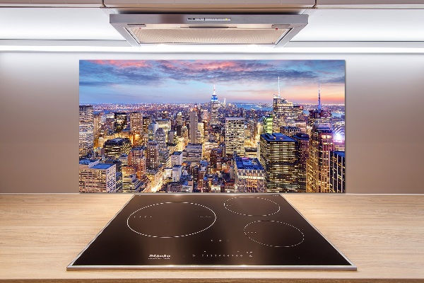 Pannello paraschizzi cucina stile New York