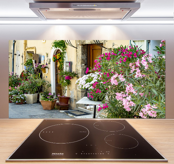 Rivestimento parete cucina con motivo 