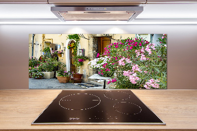 Rivestimento parete cucina con motivo 