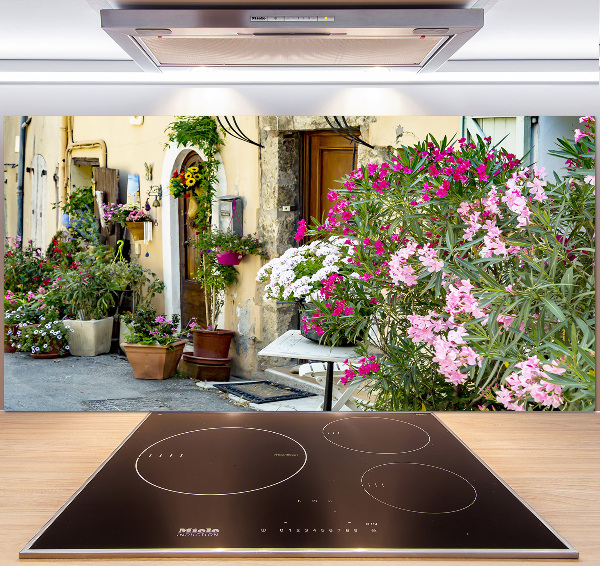 Rivestimento parete cucina con motivo 