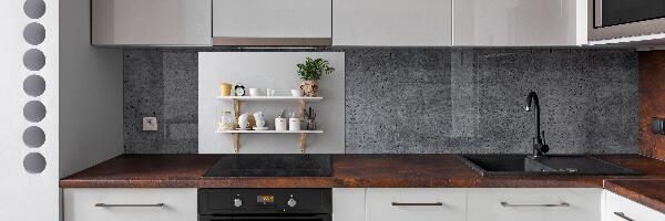 Pannello paraschizzi cucina con decorazioni raffigurate sullo scaffale