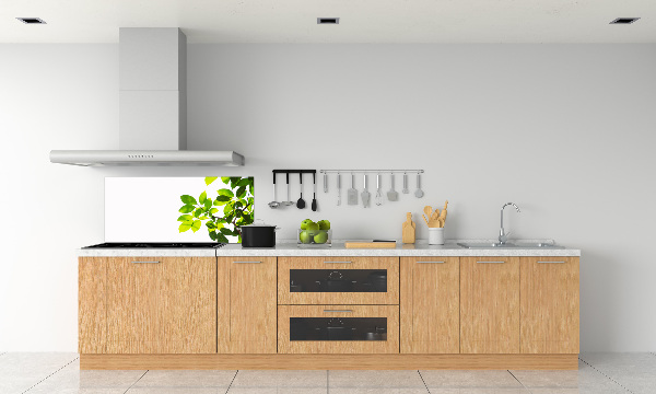 Pannello retrocucina con motivo a foglie