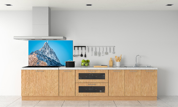 Rivestimento parete cucina con motivo Giewont dei Monti Tatra