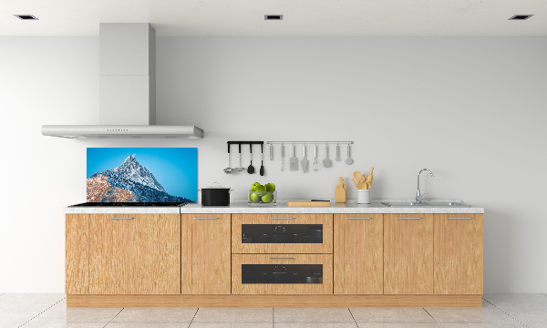 Rivestimento parete cucina con motivo Giewont dei Monti Tatra