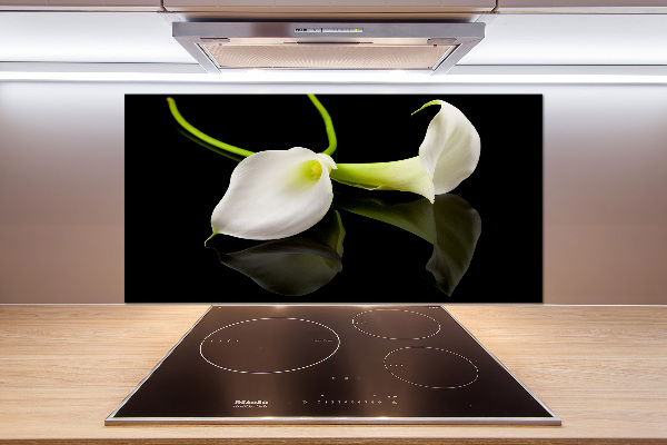 Pannello paraschizzi cucina con motivo Calla