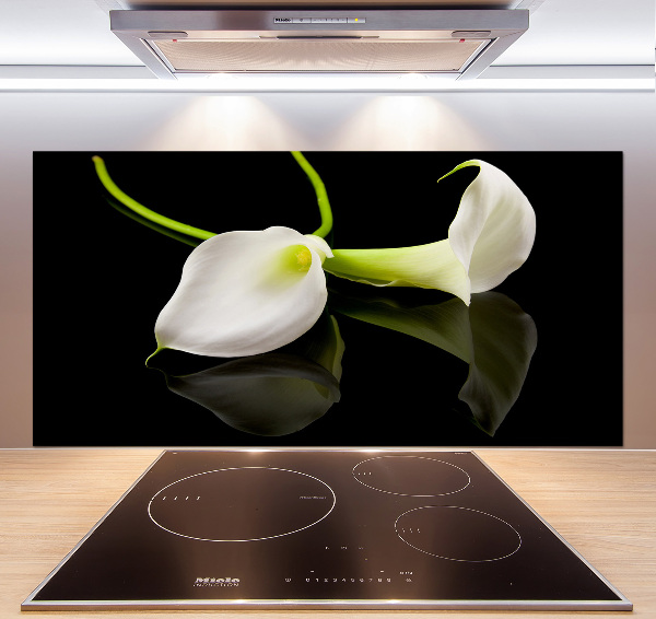 Pannello paraschizzi cucina con motivo Calla