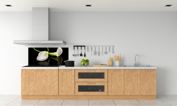 Pannello paraschizzi cucina con motivo Calla