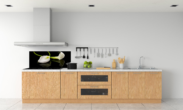 Pannello paraschizzi cucina con motivo Calla