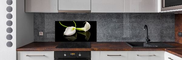 Pannello paraschizzi cucina con motivo Calla