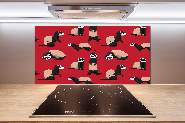 Pannello paraschizzi cucina con motivo Puzzola