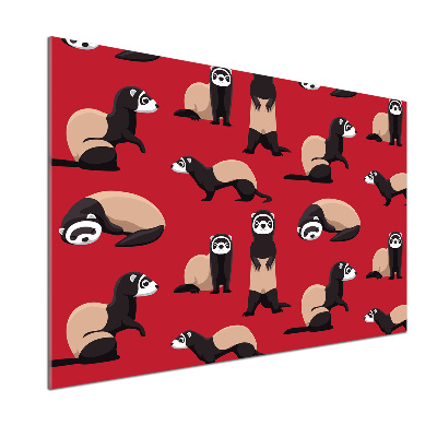 Pannello paraschizzi cucina con motivo Puzzola