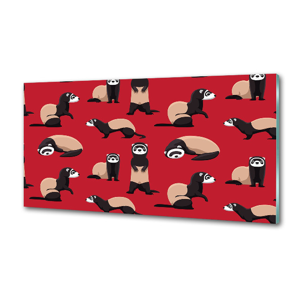 Pannello paraschizzi cucina con motivo Puzzola