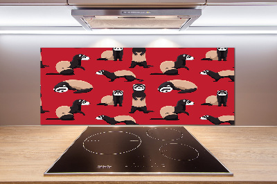 Pannello paraschizzi cucina con motivo Puzzola