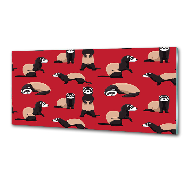 Pannello paraschizzi cucina con motivo Puzzola