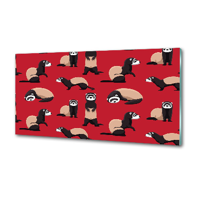 Pannello paraschizzi cucina con motivo Puzzola