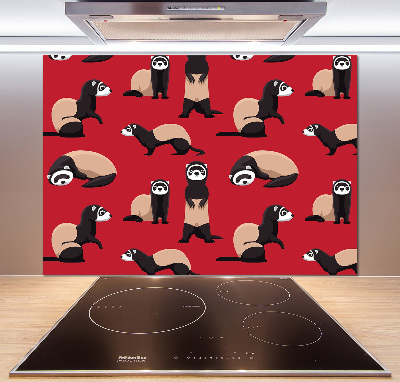 Pannello paraschizzi cucina con motivo Puzzola