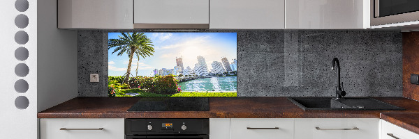 Pannello retrocucina con motivo Miami, USA