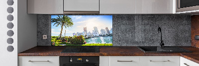 Pannello retrocucina con motivo Miami, USA