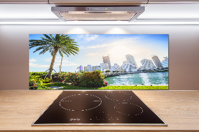 Pannello retrocucina con motivo Miami, USA