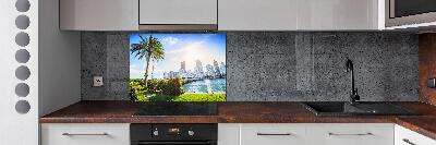 Pannello retrocucina con motivo Miami, USA