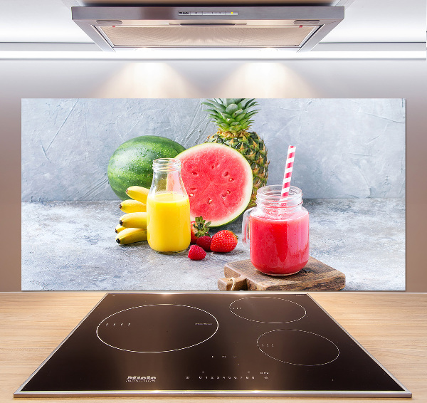 Rivestimento parete cucina con motivo cocktail di frutta