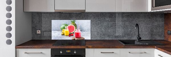 Rivestimento parete cucina con motivo cocktail di frutta