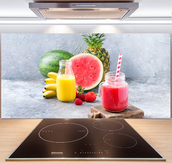 Rivestimento parete cucina con motivo cocktail di frutta