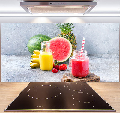 Rivestimento parete cucina con motivo cocktail di frutta