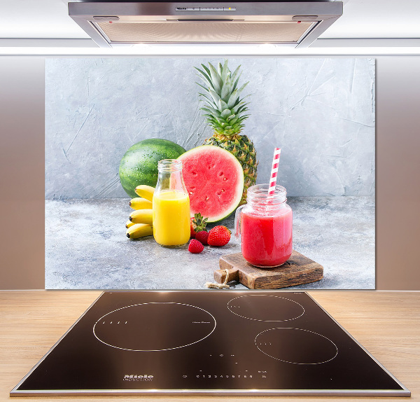 Rivestimento parete cucina con motivo cocktail di frutta