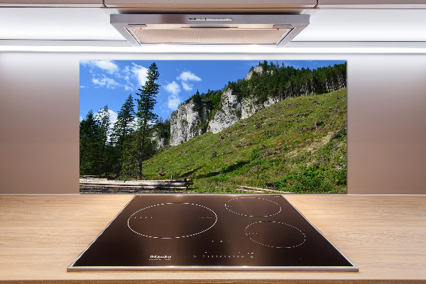Pannello paraschizzi cucina con motivo Cime rocciose