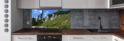 Pannello paraschizzi cucina con motivo Cime rocciose