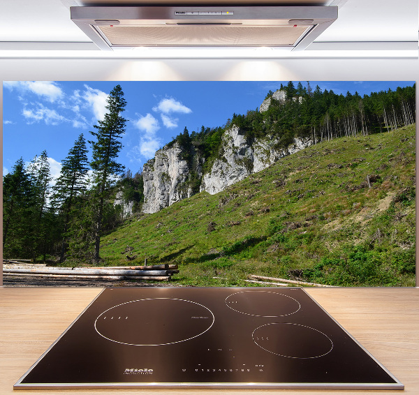 Pannello paraschizzi cucina con motivo Cime rocciose