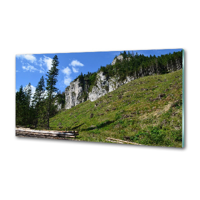 Pannello paraschizzi cucina con motivo Cime rocciose